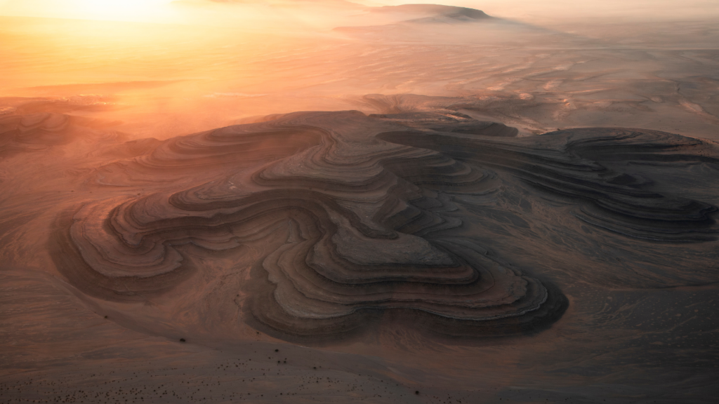 Sand Dunes in Namibia